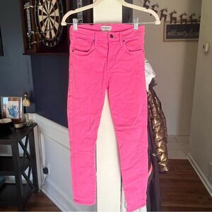 Agolde pink skinny jeans women’s 25